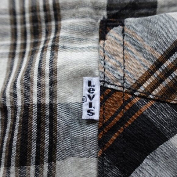 Levi's Classic One Pocket Standard Fit Shirt men's medium plaid NWT - Picture 3 of 12